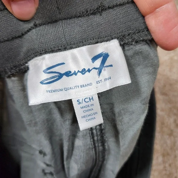 Seven7 Camo Utility Jogger Pants Women's S Linen Blend Drawstring - Picture 8 of 9